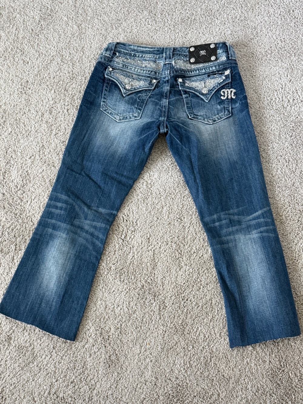 Miss Me Women’s Blue Washed EASY BOOT Jeans size 28